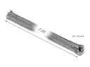 Delock Kabelschlauch 1 m x 20 mm Grau