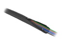 Delock Kabelschlauch 1 m x 20 mm, mit Reissverschluss Schwarz
