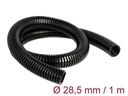 Delock Kabelschlauch 1 m x 28.5 mm Schwarz
