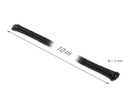 Delock Kabelschlauch 10m x 3 mm Schwarz