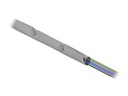 Delock Kabelschlauch 2 m x 10 mm, Knopfverschluss Grau