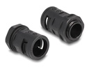 Delock Kabelschlauch 2 m x 18.5 mm Schwarz