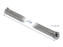Delock Kabelschlauch 2 m x 20 mm Grau