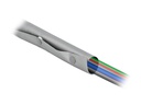 Delock Kabelschlauch 2 m x 20 mm, Knopfverschluss Grau