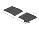 Delock Kabelschlauch 2 m x 25 mm, mit Reissverschluss Schwarz