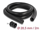 Delock Kabelschlauch 2 m x 28.5 mm Schwarz