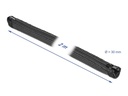 Delock Kabelschlauch 2 m x 30 mm, mit Reissverschluss Schwarz