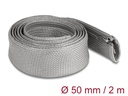 Delock Kabelschlauch 2 m x 50 mm Grau