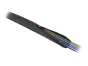 Delock Kabelschlauch 2 m x 50 mm, mit Reissverschluss Schwarz