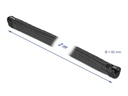 Delock Kabelschlauch 2 m x 50 mm, mit Reissverschluss Schwarz
