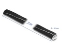 Delock Kabelschlauch 3 m x 135 mm Schwarz Weiss mit Klettverschluss