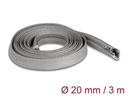 Delock Kabelschlauch 3 m x 20 mm Grau