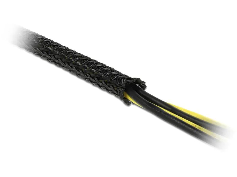 Delock Kabelschlauch 5m x 12mm Schwarz