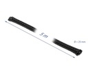 Delock Kabelschlauch 5m x 25 mm Schwarz