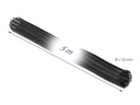 Delock Kabelschlauch 5mx32mm, mit Klettverschluss Schwarz