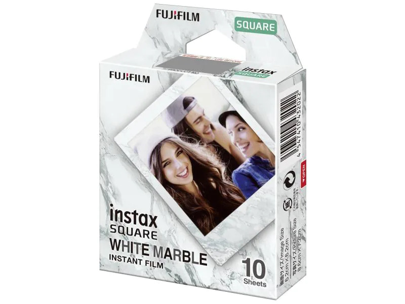 Fujifilm Sofortbildfilm Instax Square 10B White Marble