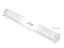Delock Kabelschlauch Selbstschliessend, 2m x 9 mm Weiss