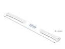 Delock Kabelschlauch dehnbar, 10m x 6 mm Weiss