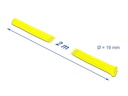 Delock Kabelschlauch dehnbar, 2m x 19 mm Gelb