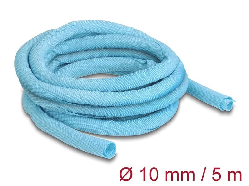 Delock Kabelschlauch selbstschliessend 5 m x 10 mm Blau