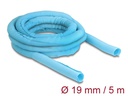 Delock Kabelschlauch selbstschliessend 5 m x 19 mm Blau