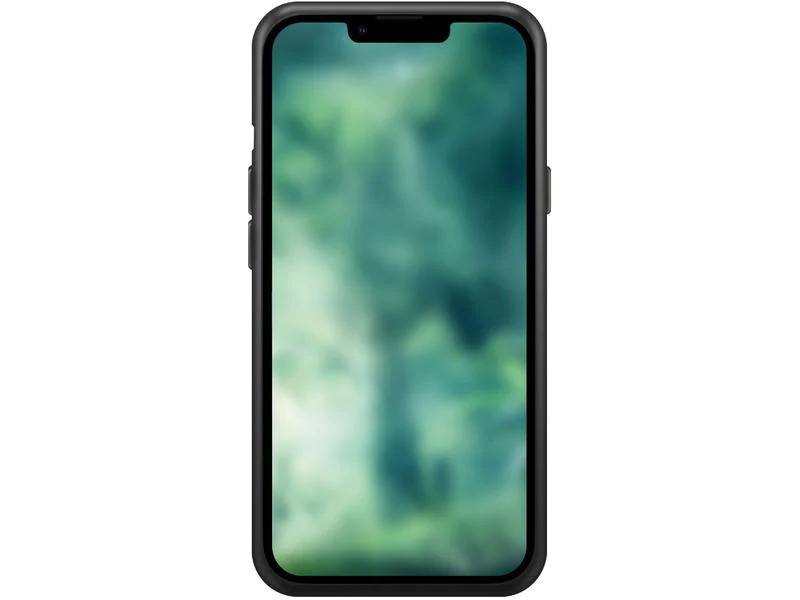 Xqisit Back Cover Silicone Case AB  iPhone 14 Plus Schwarz