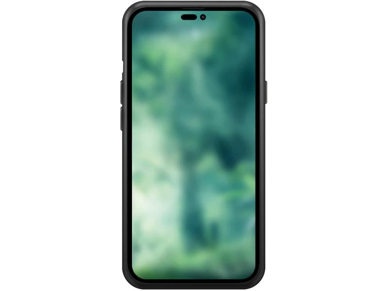 Xqisit Back Cover Silicone Case AB  iPhone 14 Pro Schwarz