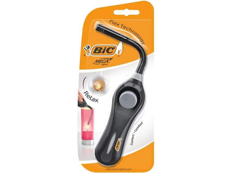 BIC Multifunktionsfeuerzeug Megalighter Relax Assortiert, 1 Stk