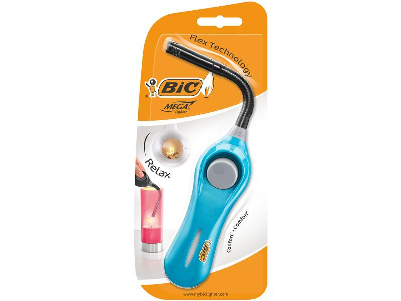 BIC Multifunktionsfeuerzeug Megalighter Relax Assortiert, 1 Stk