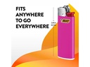 BIC Reibradfeuerzeug J25 Mini, Mehrfarbig, 5+1er-Pack