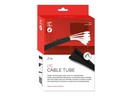 Label-the-cable Kabelschlauch CABLE TUBE 2 m x Ø 4 cm Schwarz