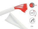Label-the-cable Kabelschlauch CABLE TUBE 2 m x Ø 4 cm Weiss
