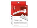 Label-the-cable Kabelschlauch CABLE TUBE 2 m x Ø 4 cm Weiss