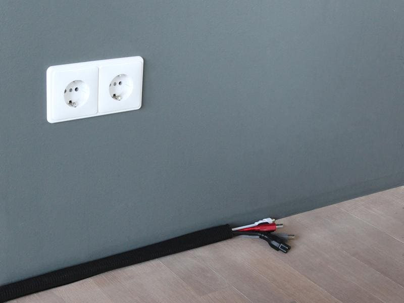 Label-the-cable Kabelschlauch CABLE TUBE 25 m x Ø 4 cm Schwarz