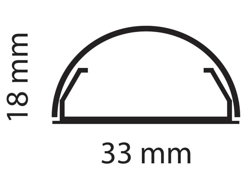 Multibrackets Kabelbrücke 1.1 m x 33 mm Grau
