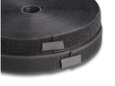 Delock Klettband 15m x 25mm Strapazierfähig Schwarz