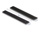 Delock Klettband 25m x 25mm Strapazierfähig Schwarz