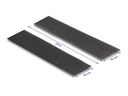 Delock Klettband 25m x 50mm Strapazierfähig Schwarz