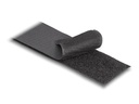 Delock Klettband 25m x 50mm Strapazierfähig Schwarz
