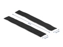 Delock Klettband-Rolle 10m x 25 mm Haft und Flauschband Schwarz