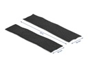 Delock Klettband-Rolle 10m x 50mm Haft und Flauschband Schwarz