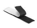 Delock Klettband-Rolle 1m x 25 mm Haft und Flauschband Schwarz