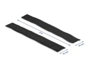 Delock Klettband-Rolle 5m x 25 mm Haft und Flauschband Schwarz