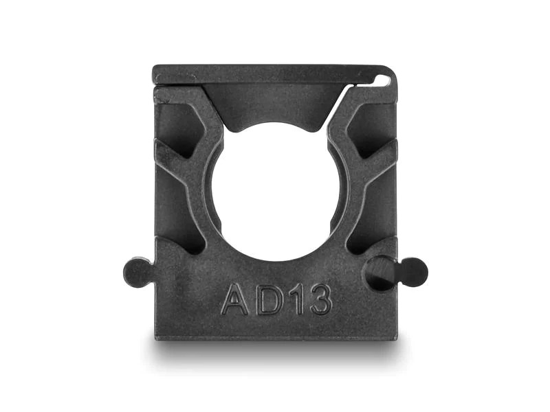 Delock Kabelschlauchhalter 13 mm, 8 Stück, Schwarz