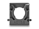 Delock Kabelschlauchhalter 15.8 mm, 8 Stück, Schwarz