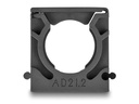 Delock Kabelschlauchhalter 21.2 mm, 4 Stück, Schwarz
