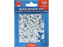Max Hauri Nagelbriden Set 5-7mm weiss 100 Stück