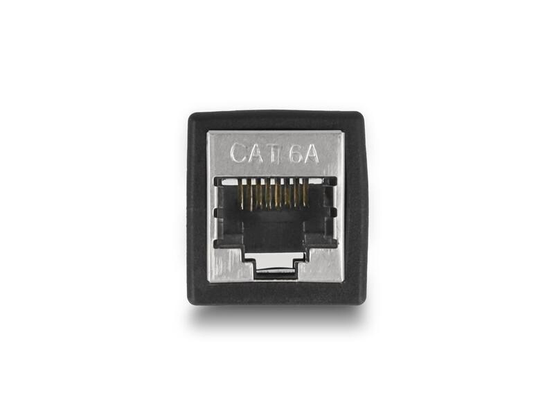 Delock Kupplung RJ45 - RJ45, Cat.6A, Schwarz 1 Stück