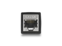 Delock Kupplung RJ45 - RJ45, Cat.6A, Schwarz 1 Stück