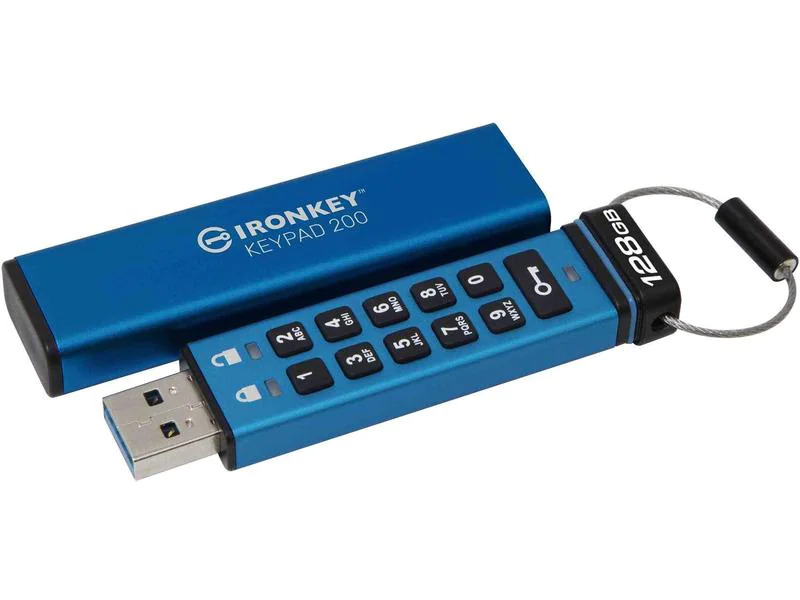 Kingston USB-Stick IronKey Keypad 200 128 GB